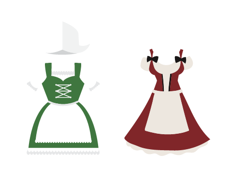 Dirndl Bavarian Dress