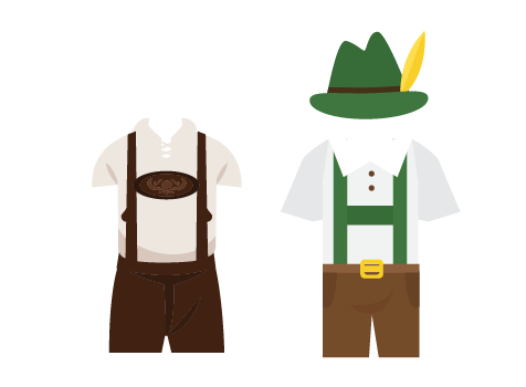 Lederhosen Bavarian Attire